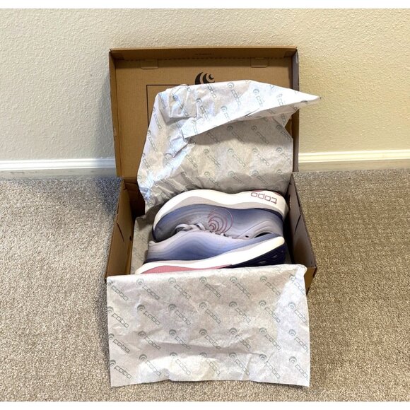 Topo Aura Womens Size 9 Purple Running Walking Shoes Max Cushioned Wide Toe Box - Picture 10 of 16